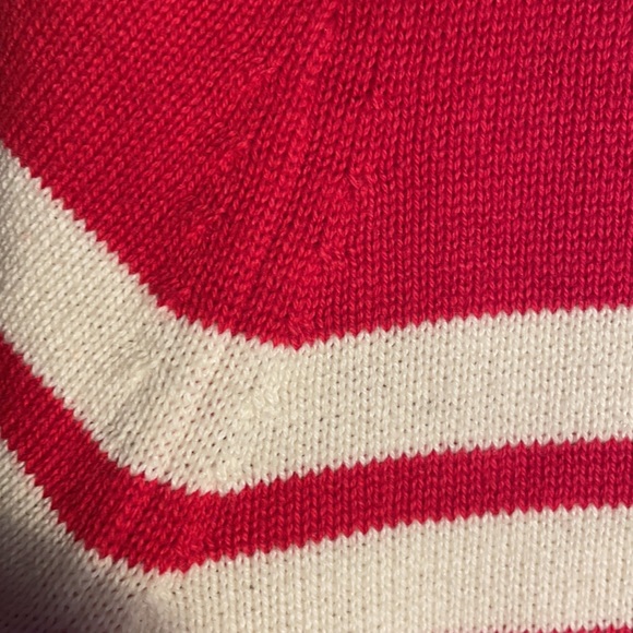 J Crew stripe sweater, red and cream, gorgeous - Picture 8 of 8